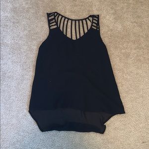 Strapped sleeveless top